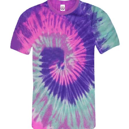 YTDT-001 Tie-Dye (Fushia , Purple) T-Shirts