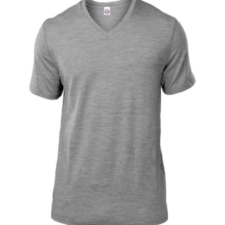 AVT-002 Heather Grey V-Neck T-Shirts