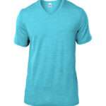 AVT-004 Turquoise V-Neck T-Shirts