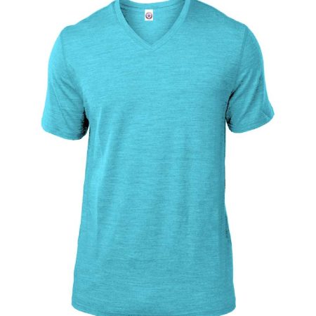 AVT-004 Turquoise V-Neck T-Shirts